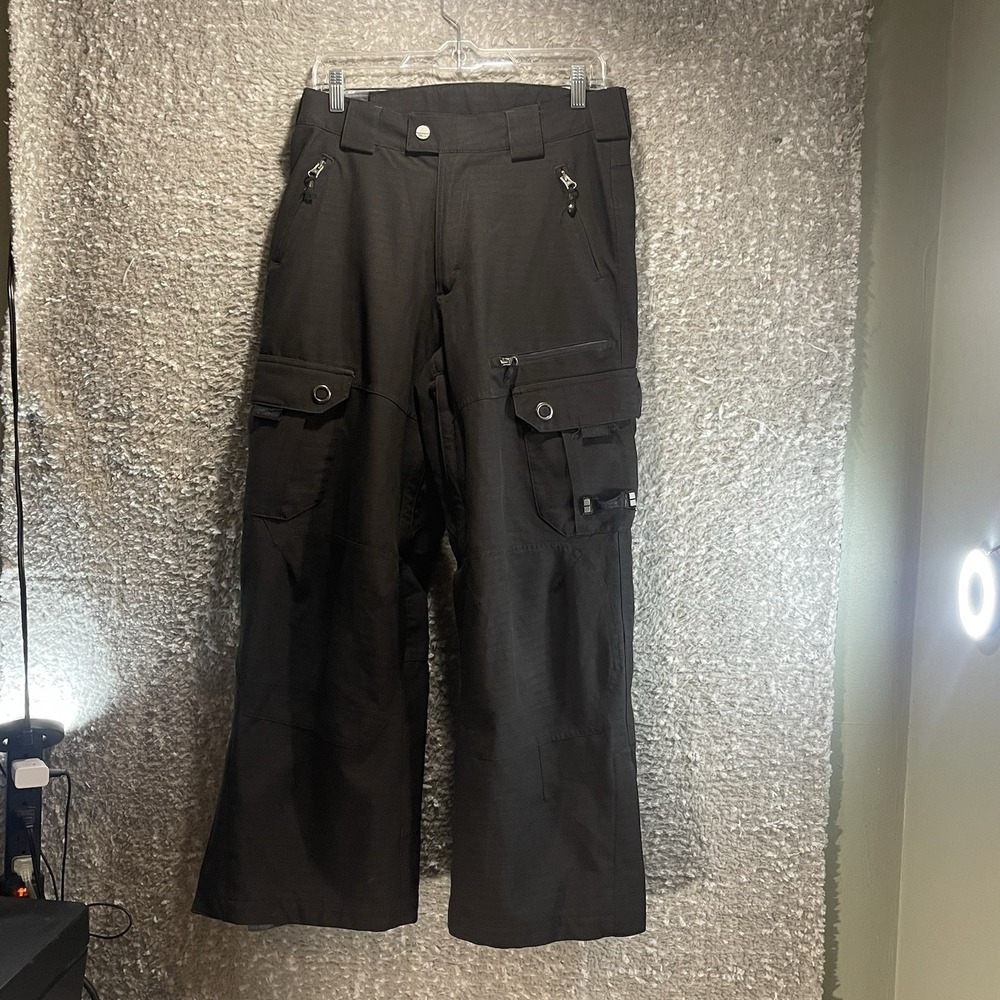 Sims Snow Pants Men's Small Black Snowboarding Adjustable Waist Skiing